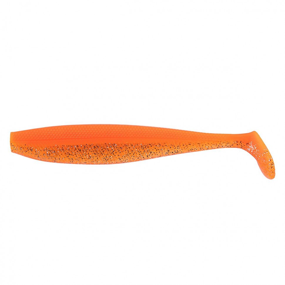 Виброхвост Helios Trofey 5.5"/14 см, цвет Orange & Sparkles 4 шт HS-25-022 , 